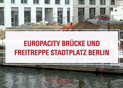 Golda-Meir-Steg für Stadtquartier Europacity in Berlin